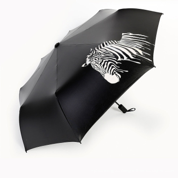 B17 zebra color changing umbrella creative зонтик печать зонтик